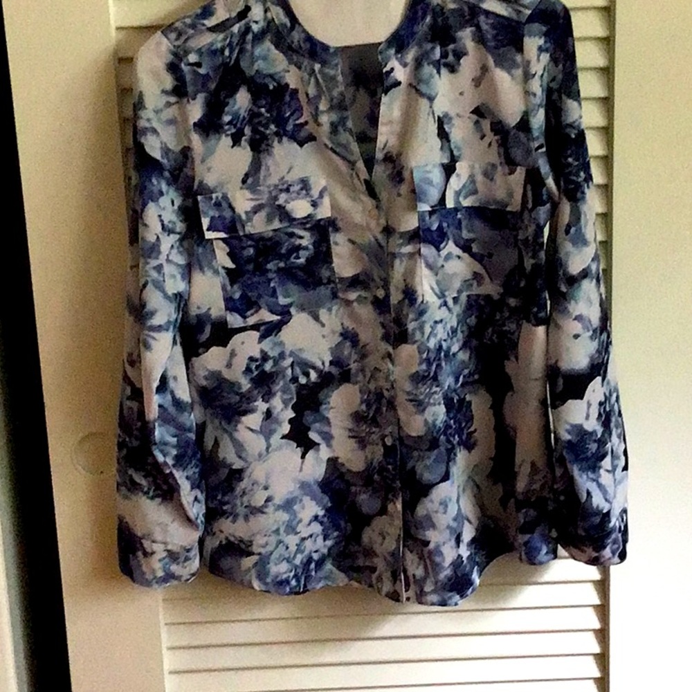 Floral, long sleeve blouse
